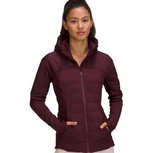 Lululemon Down For It All Puffer Jacket Maroon Size 4